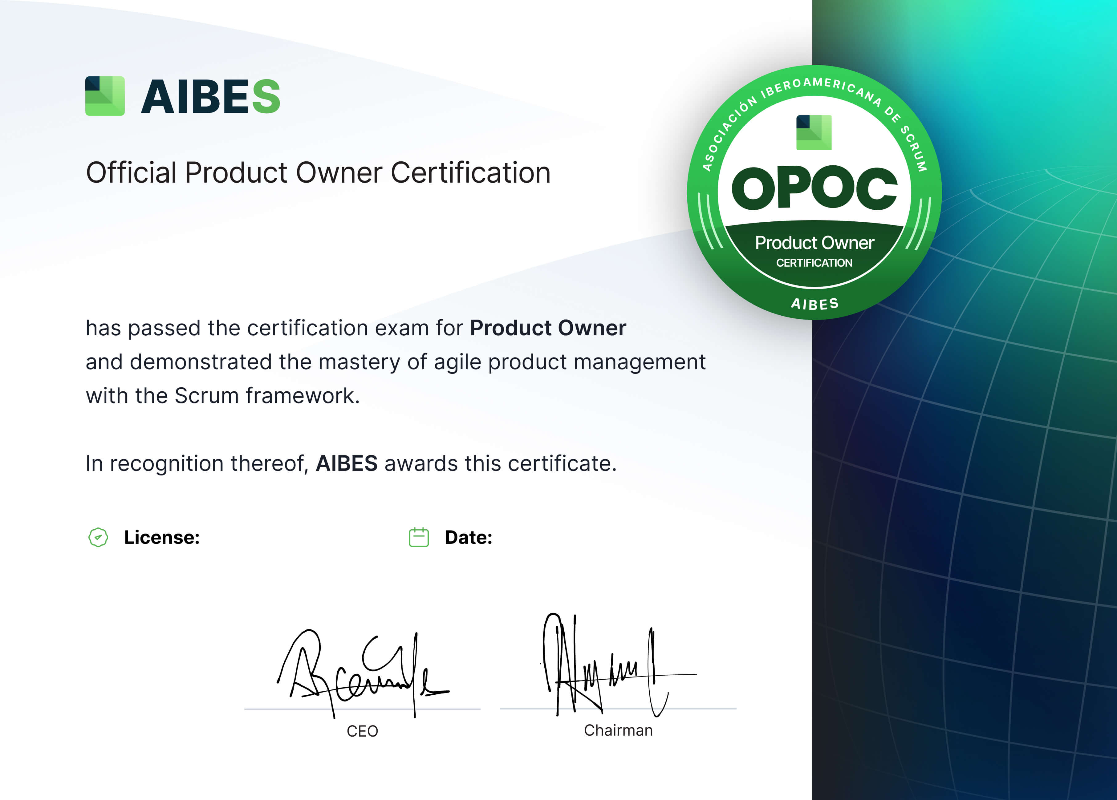 Official Product Owner Certification