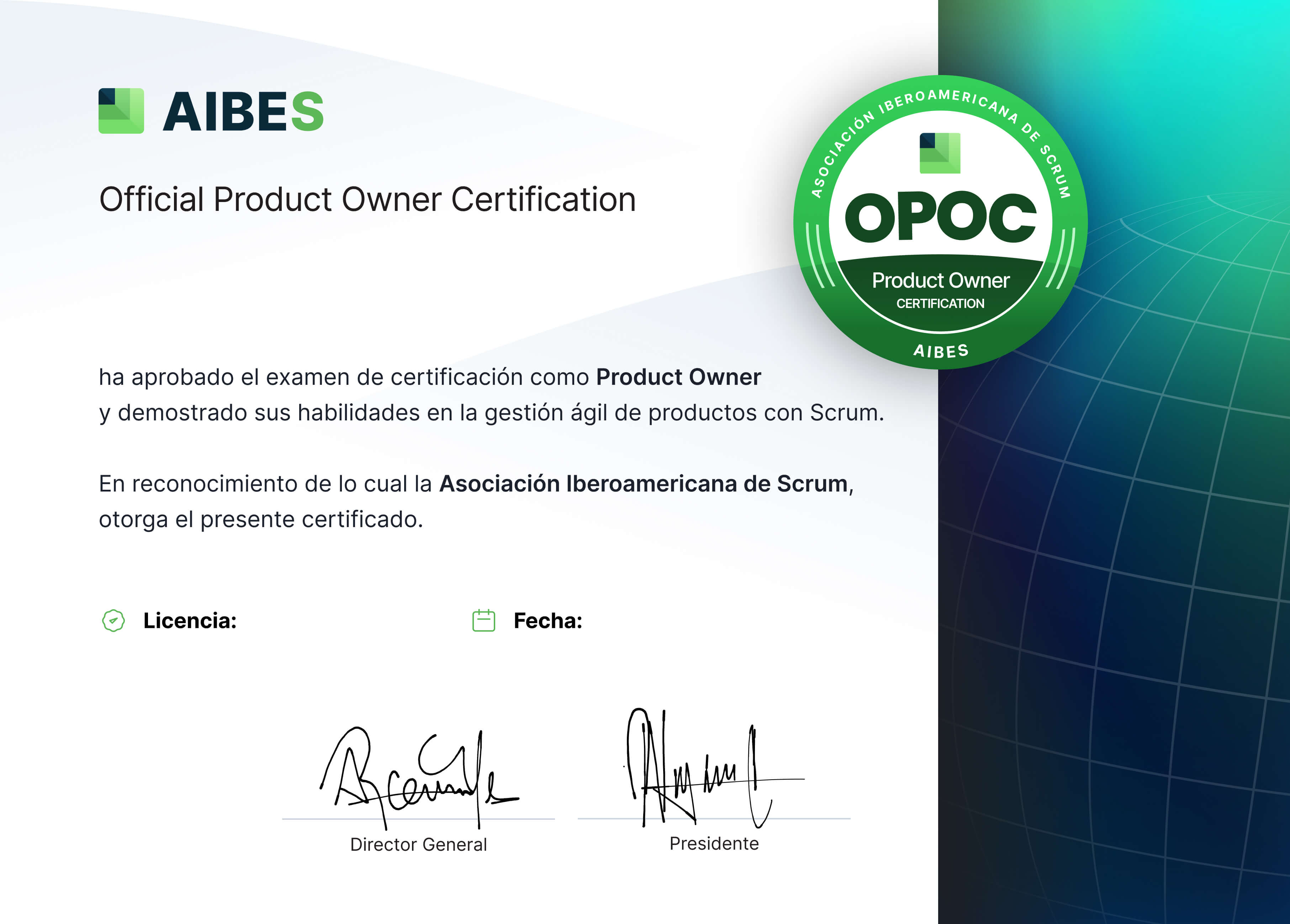 Official Product Owner Certification