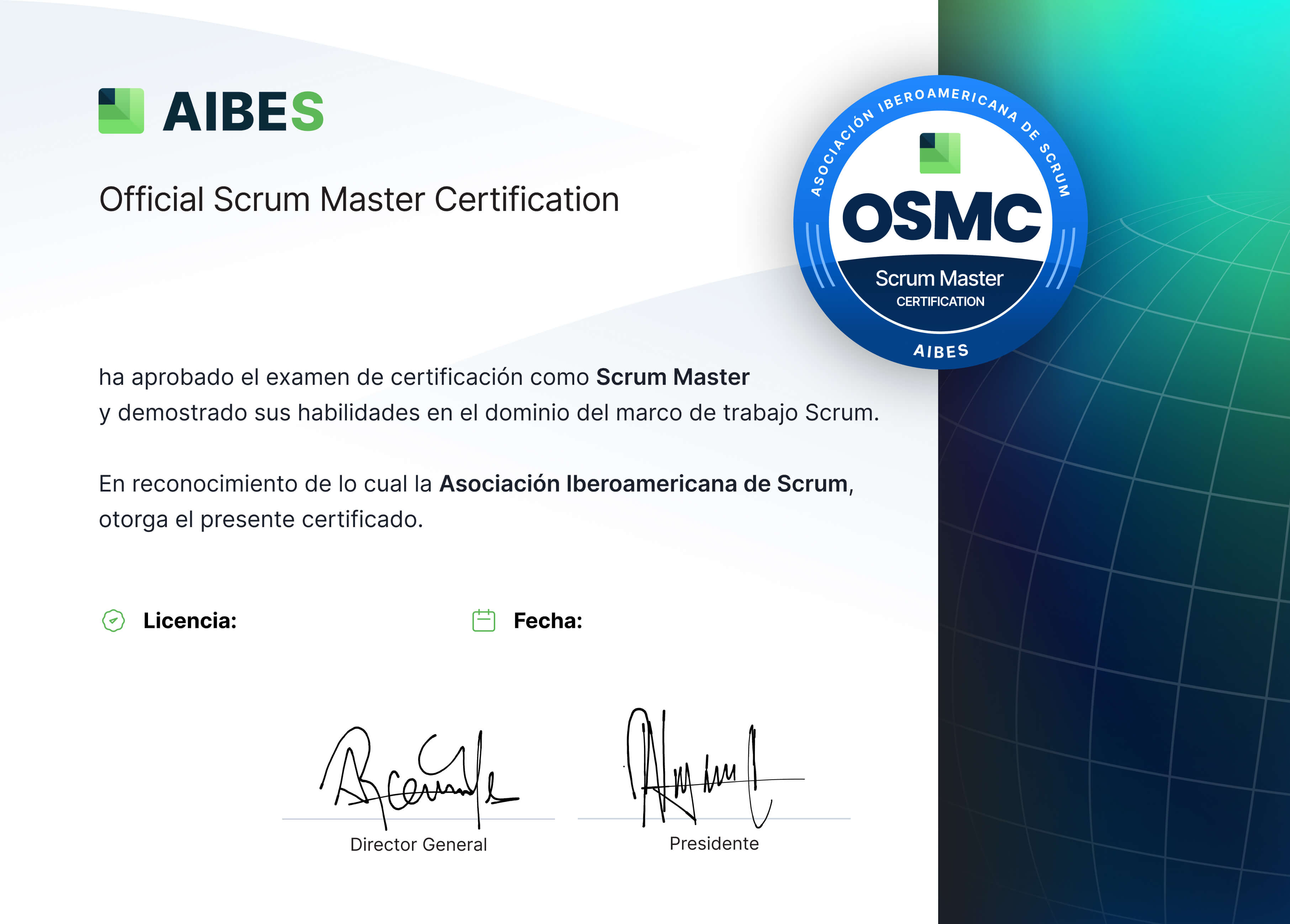 Official Scrum Master Certification